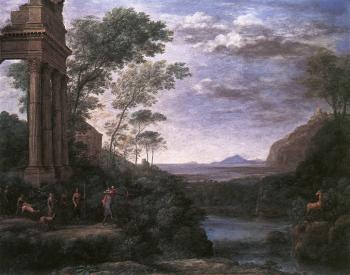 尅勞德 洛朗 Landscape with Ascanius Shooting the Stag of Sylvia 尅勞德 洛朗 Landscape with Ascanius Shooting the Stag of Sylvia